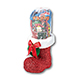 クリスマスラメブーツ(中)お菓子入