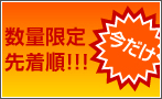 今だけ 数量限定先着順!!!